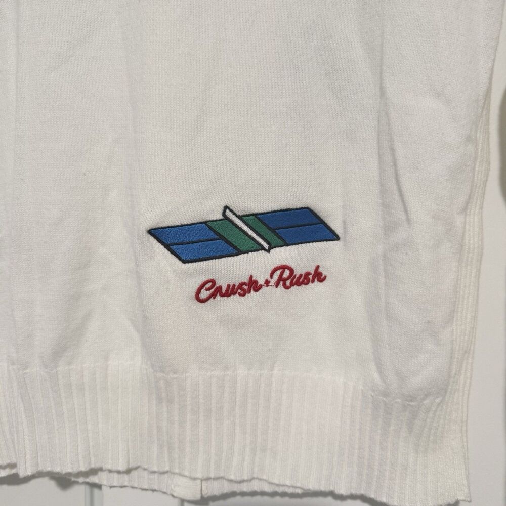 Staud Women’s Pickler Sweater Pickleball Graphic Embroidered Cardigan M NWT - Picture 10 of 10